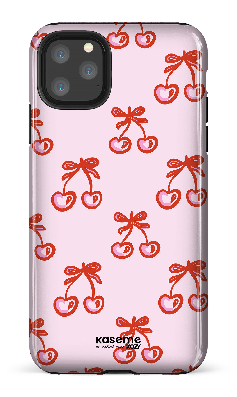 Étui impact pour cellulaire - Cerises bouclées