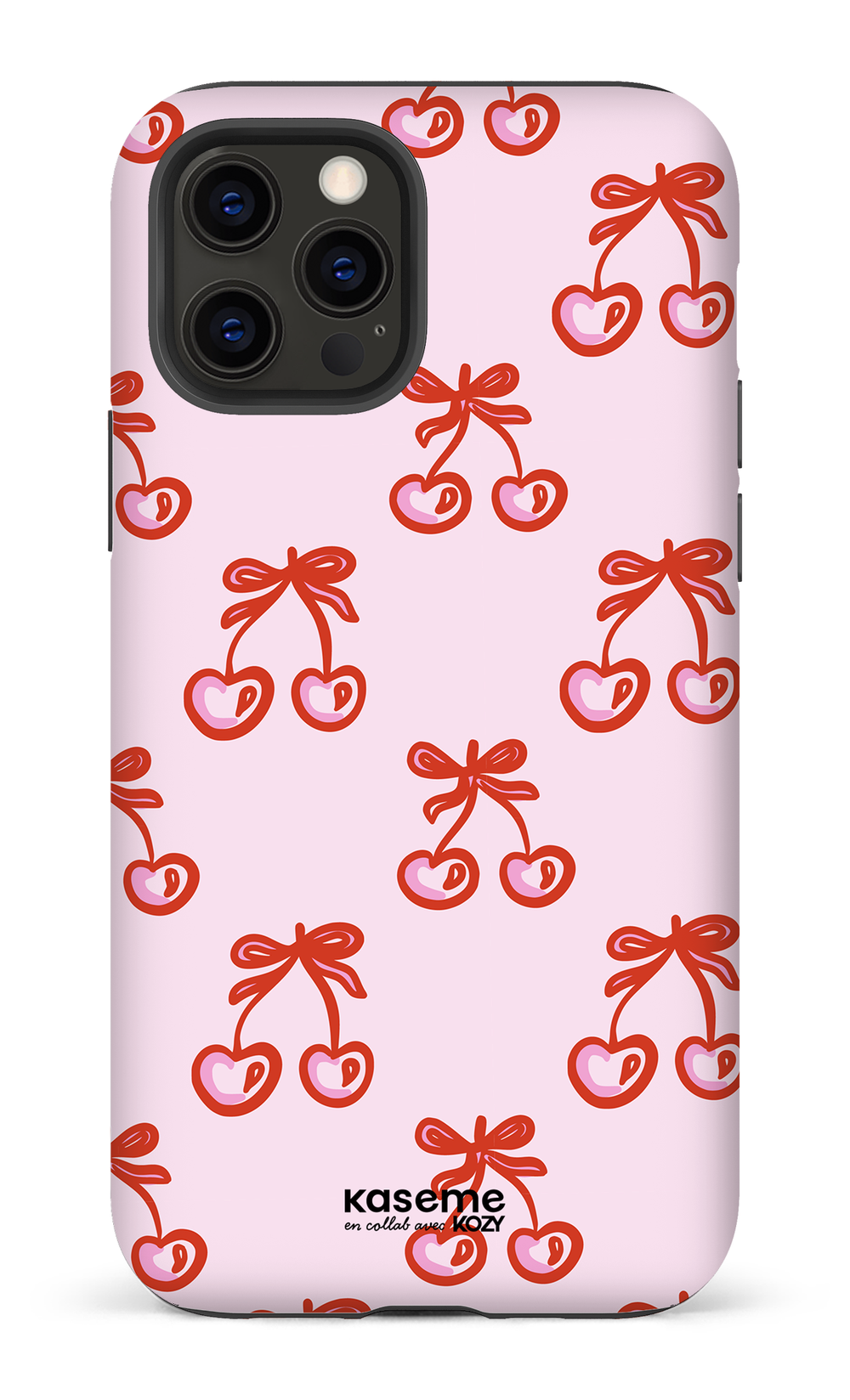 Étui impact pour cellulaire - Cerises bouclées