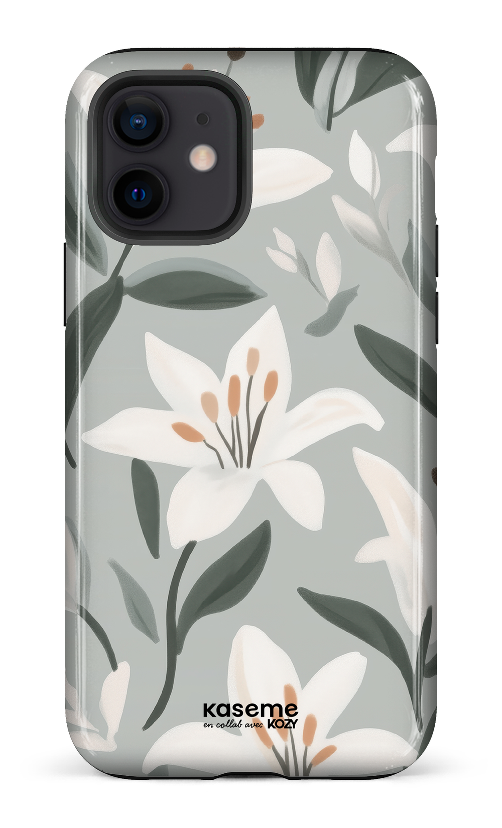 Étui impact pour cellulaire - La danse des lys bleu