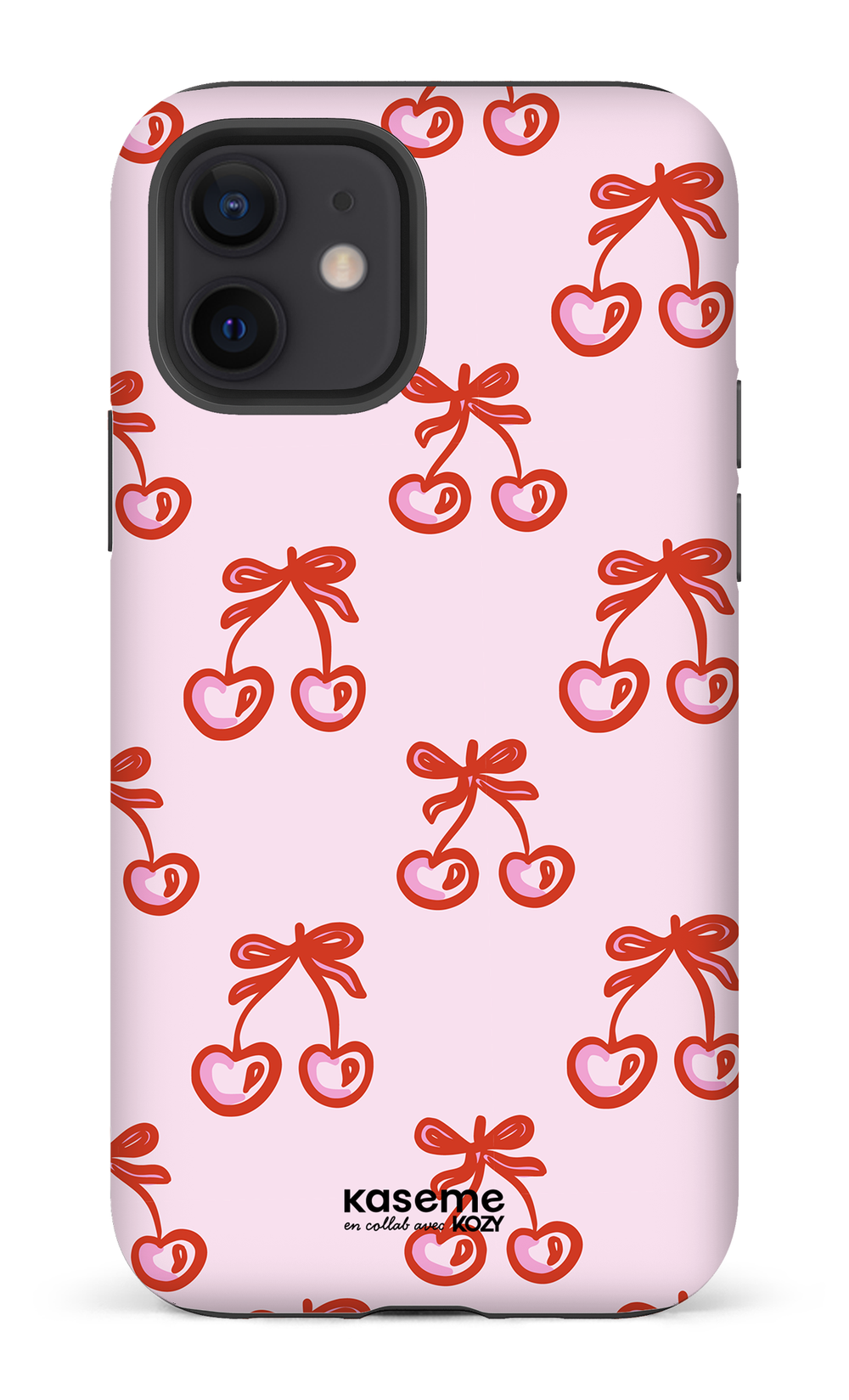 Étui impact pour cellulaire - Cerises bouclées