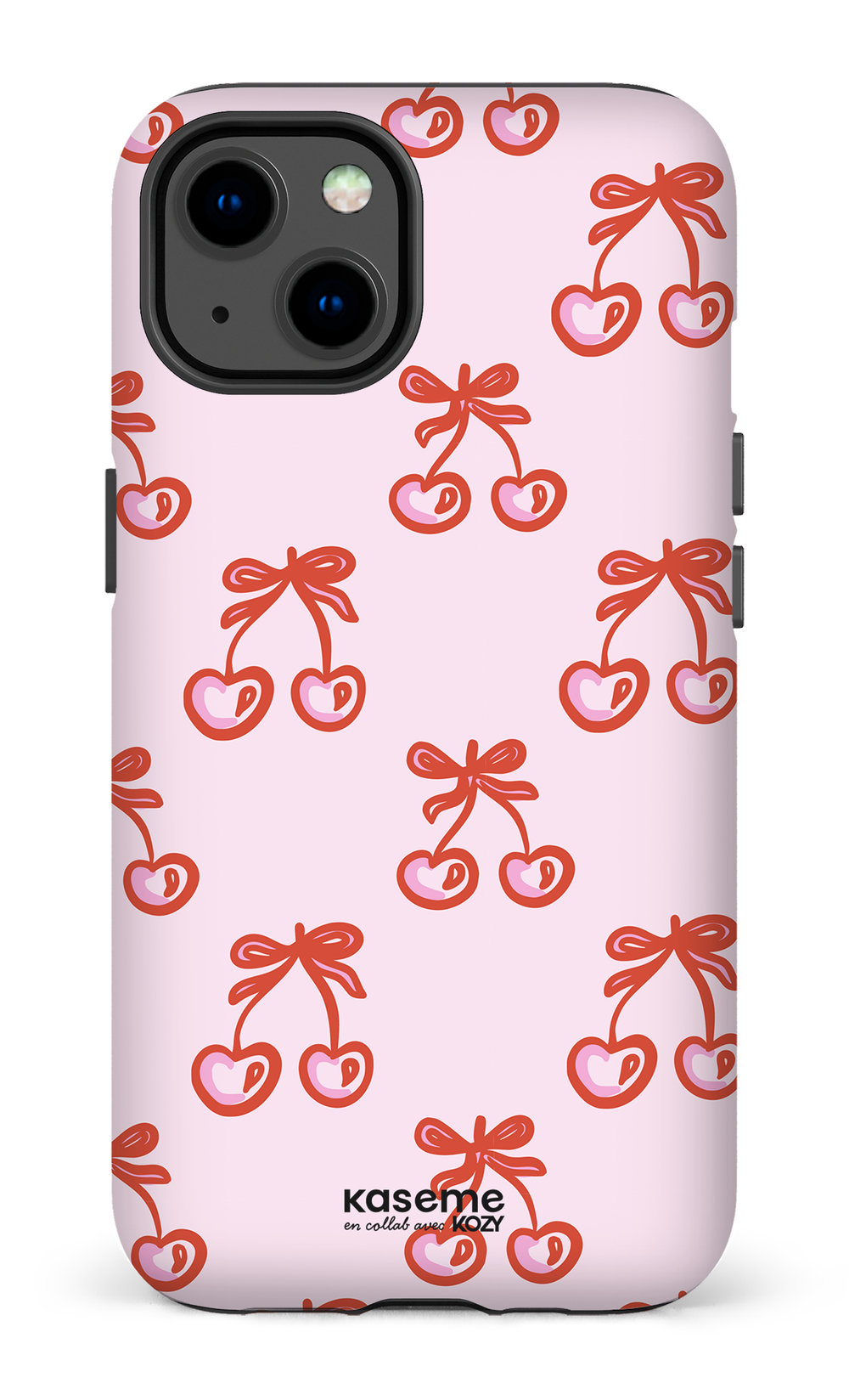 Étui impact pour cellulaire - Cerises bouclées