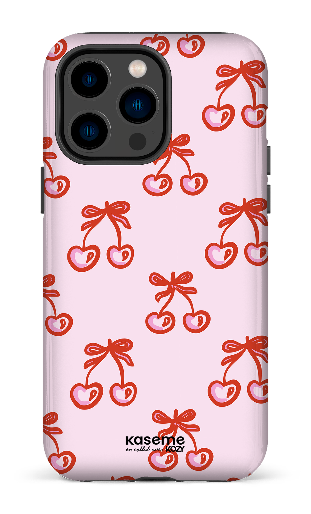 Étui impact pour cellulaire - Cerises bouclées