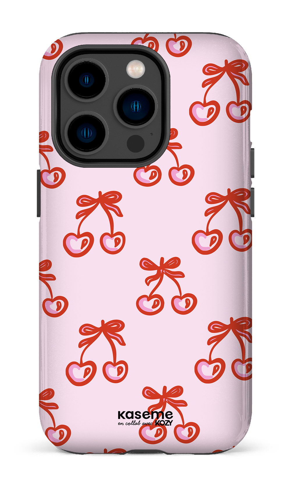 Étui impact pour cellulaire - Cerises bouclées