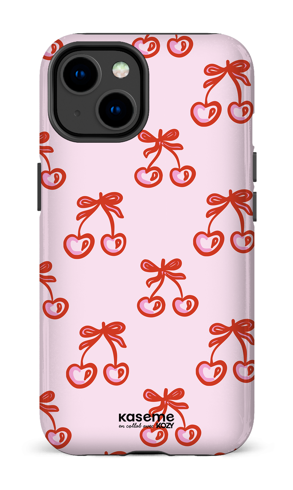 Étui impact pour cellulaire - Cerises bouclées