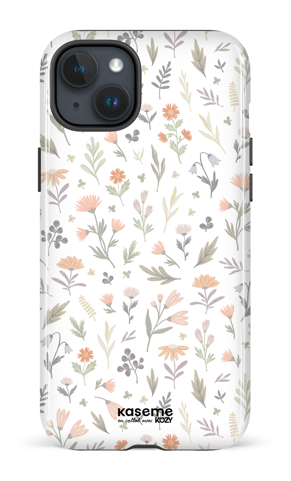 Étui impact pour cellulaire - Tendre floraison