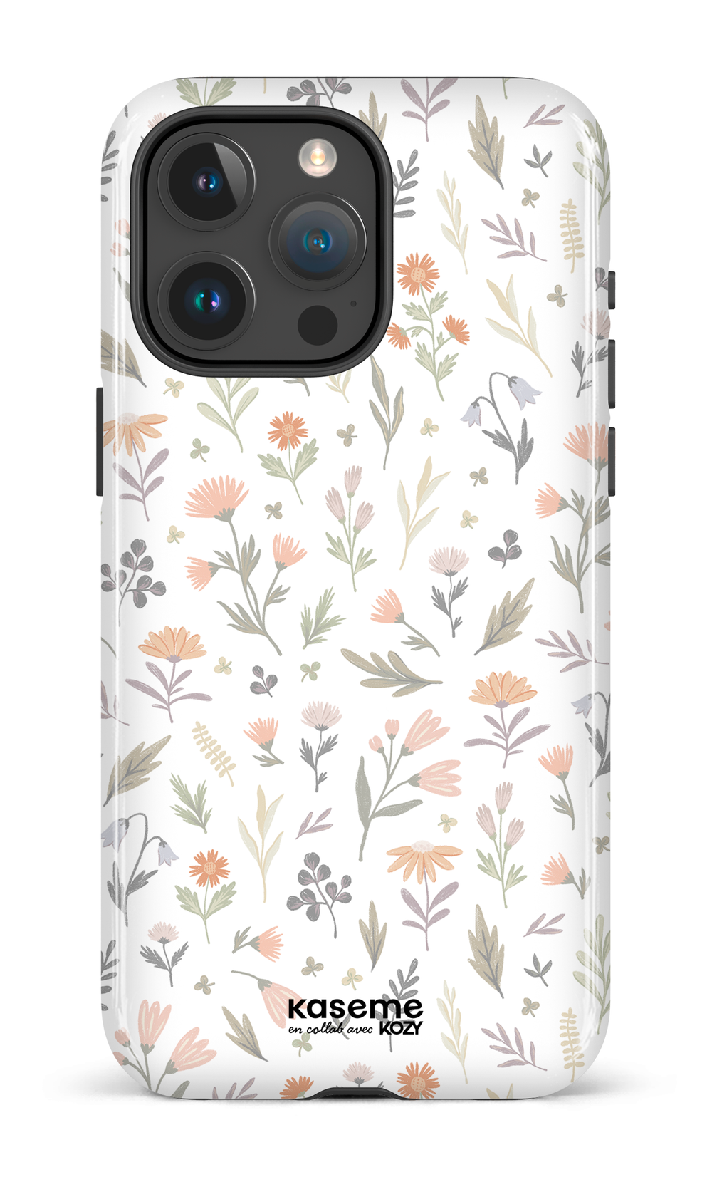 Étui impact pour cellulaire - Tendre floraison