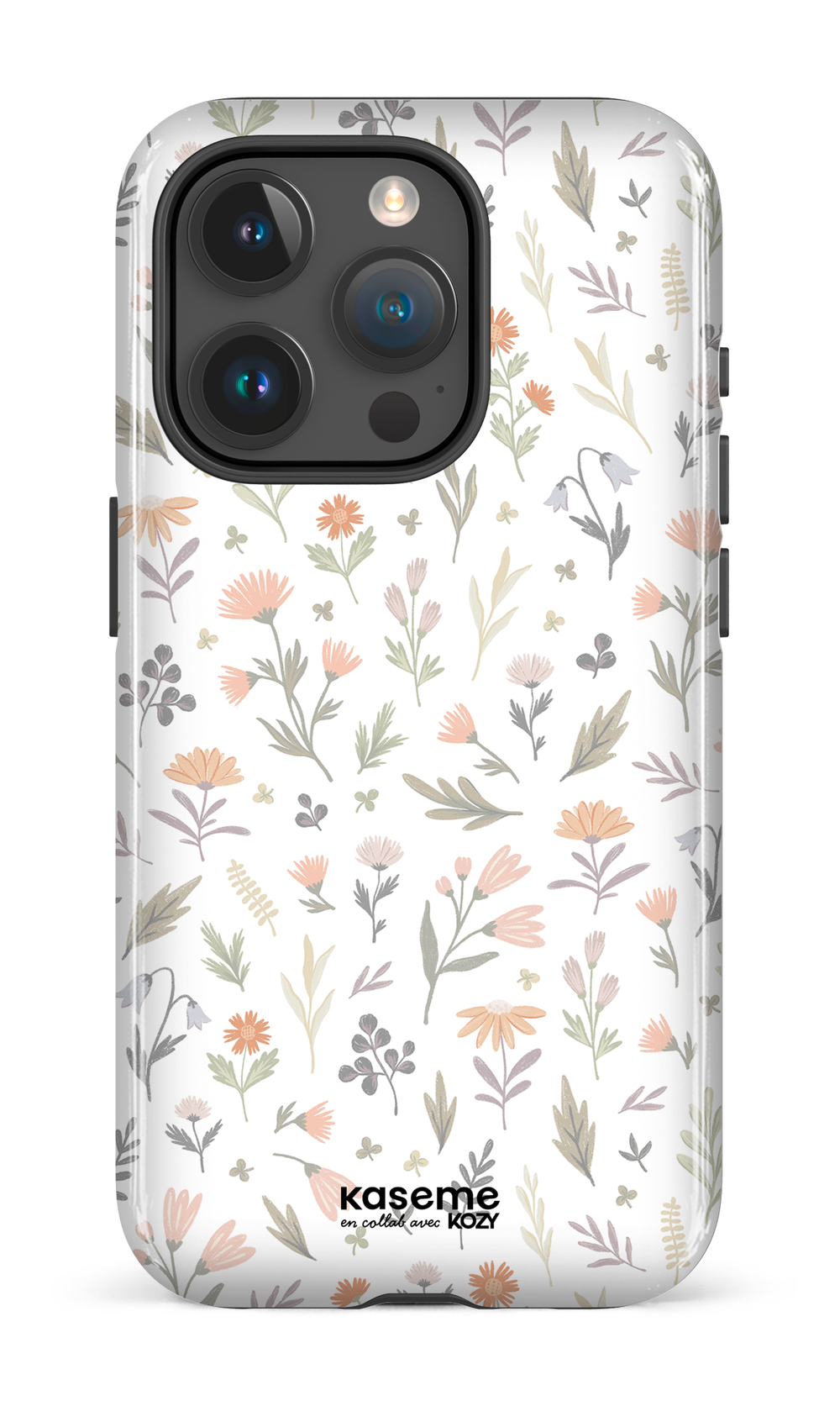 Étui impact pour cellulaire - Tendre floraison