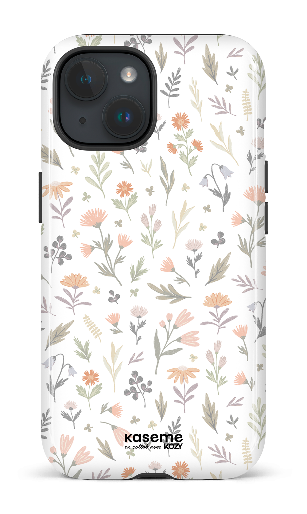 Étui impact pour cellulaire - Tendre floraison