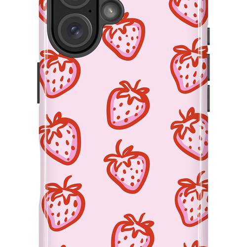 Étui impact pour cellulaire - Fraises en folie