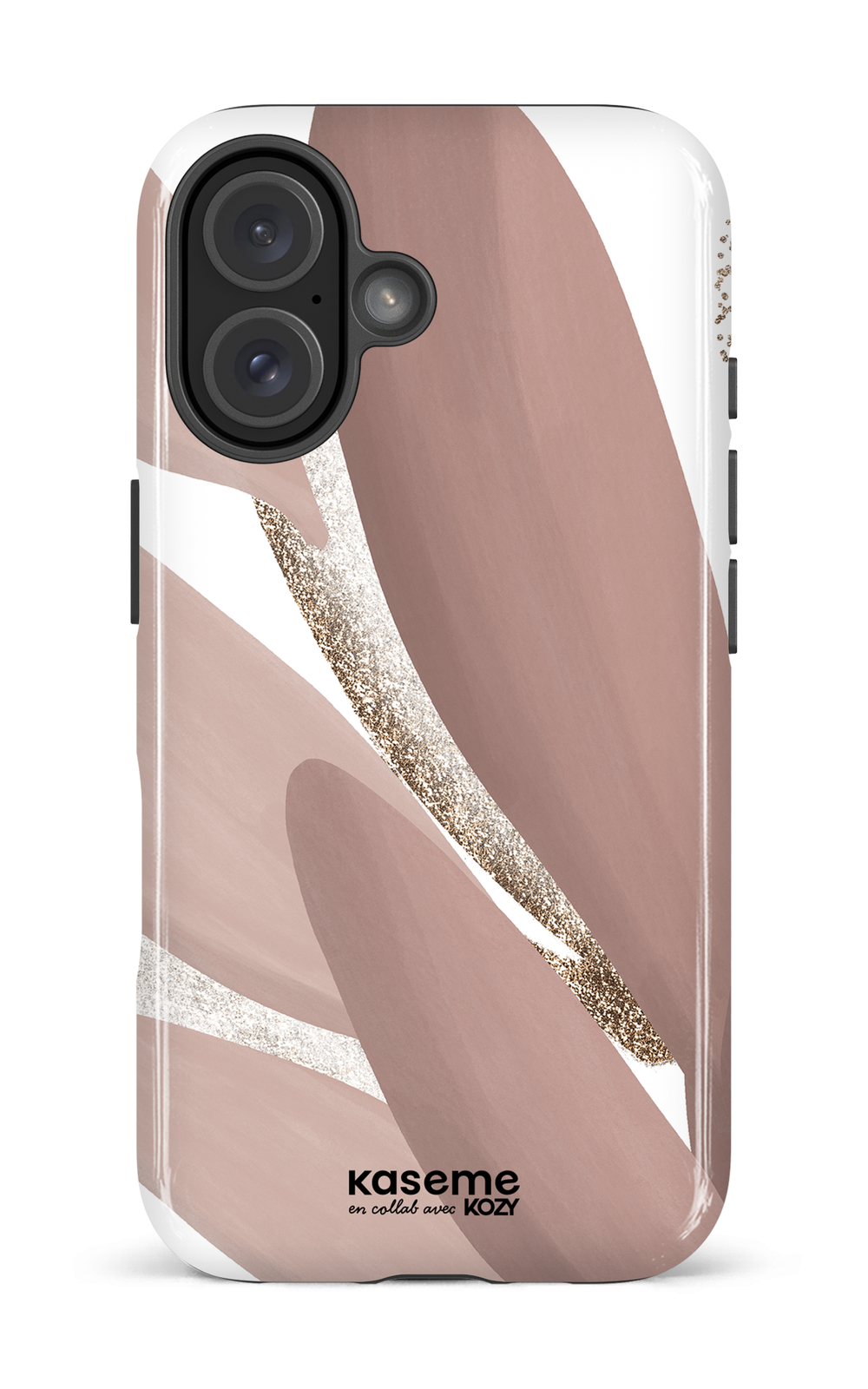 Étui impact pour cellulaire - Inspiration florale nude