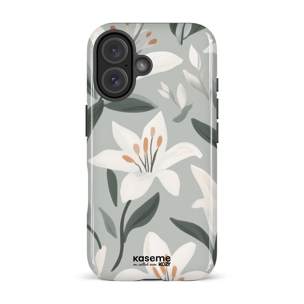 Étui impact pour cellulaire - La danse des lys bleu