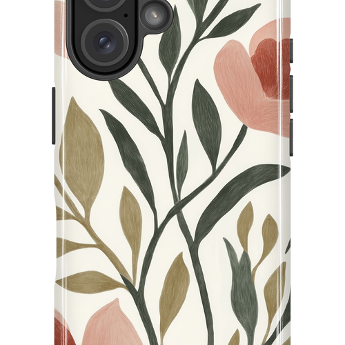 Étui impact pour cellulaire - Rêverie sous coquelicots