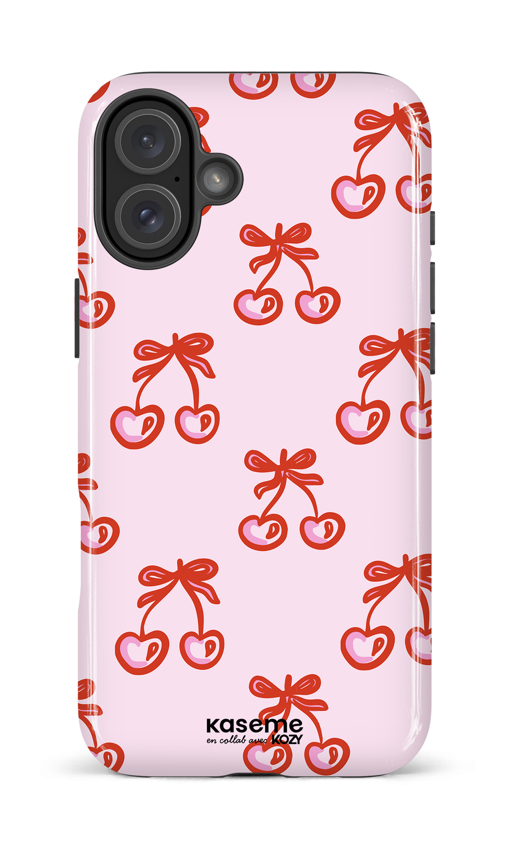 Étui impact pour cellulaire - Cerises bouclées