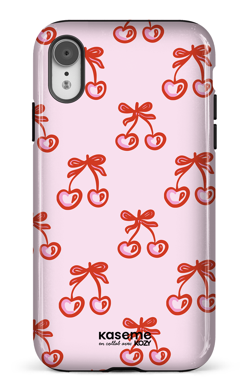 Étui impact pour cellulaire - Cerises bouclées