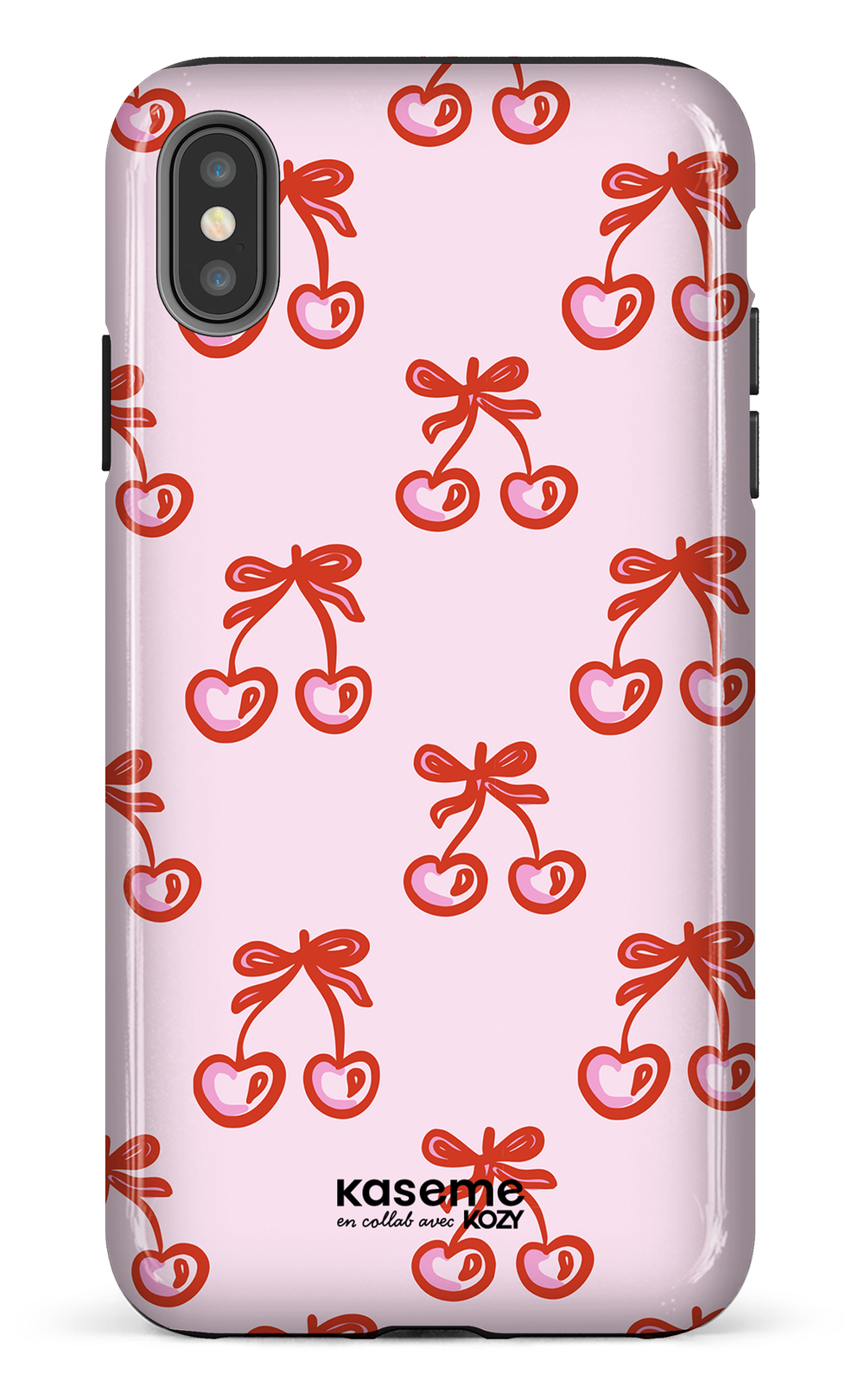 Étui impact pour cellulaire - Cerises bouclées