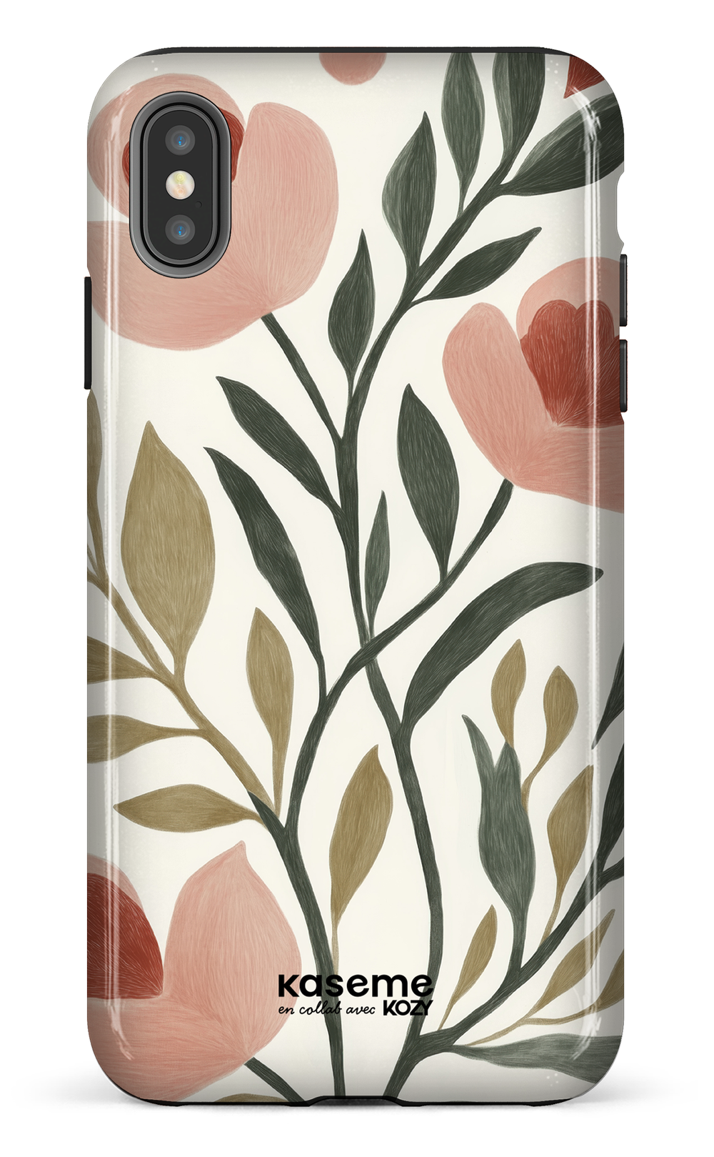 Étui impact pour cellulaire - Rêverie sous coquelicots