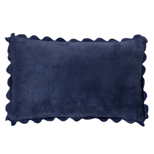 Rectangular cushion navy - Ivory
