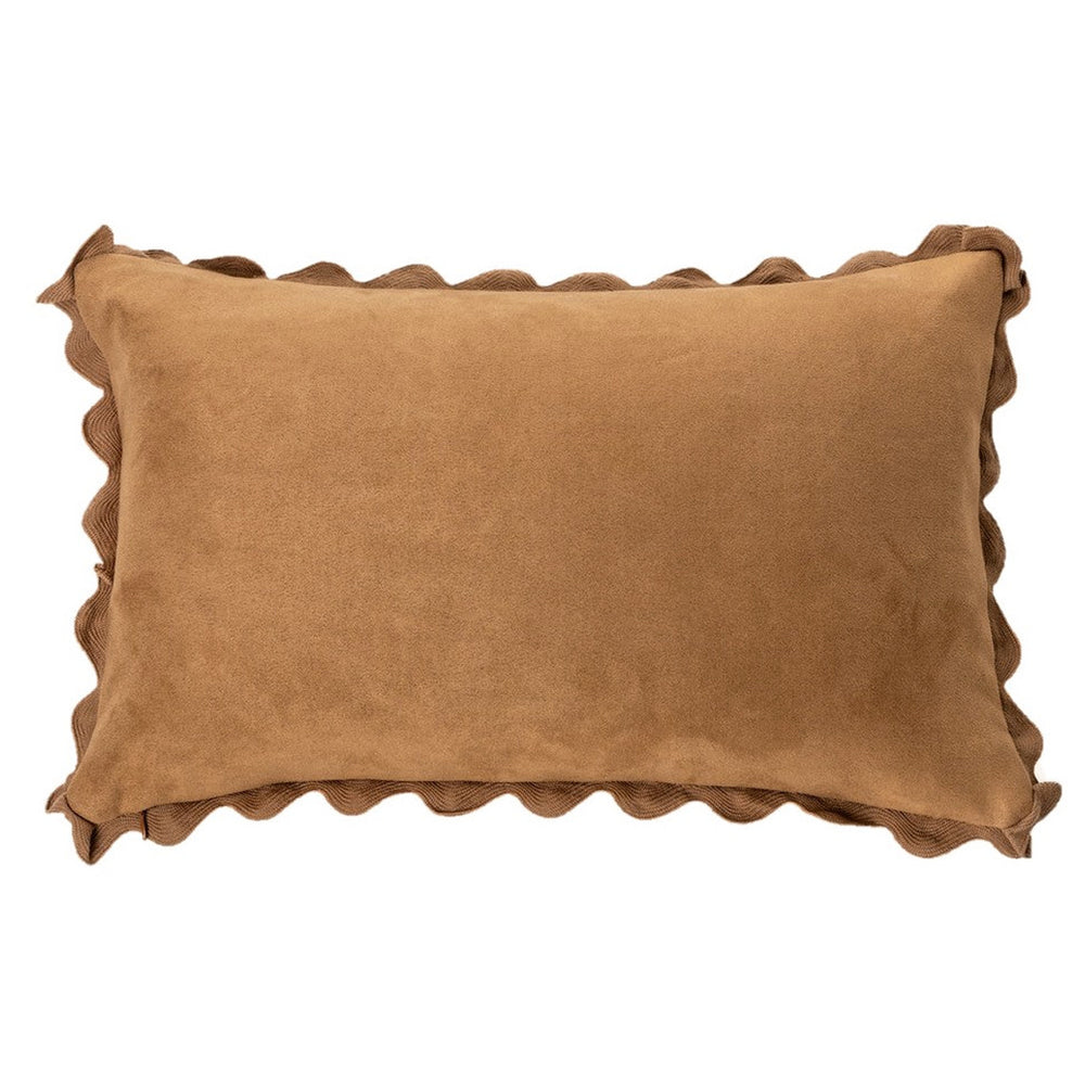 Brown rectangular cushion - Ivory