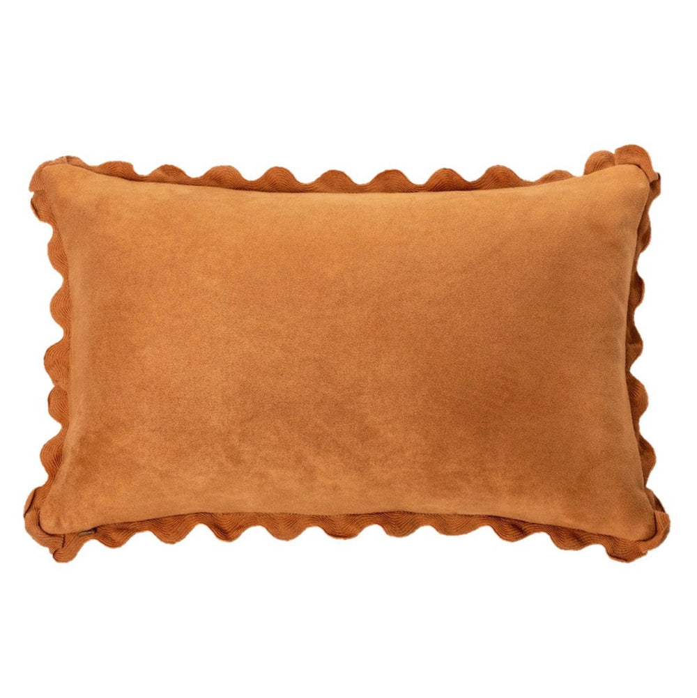 Coussin rectangulaire terracotta - Ivory