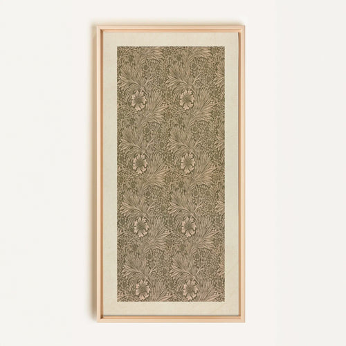 Toile - Jardin gravé