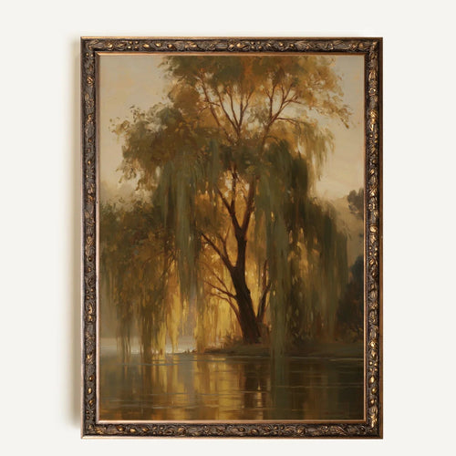 Toile vintage - Le Saule Doré