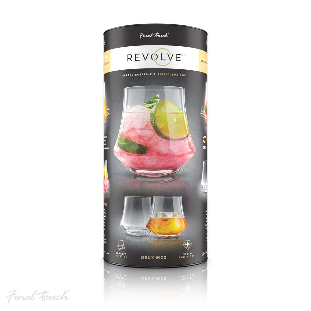 Rotating glass set (2) - Revolve