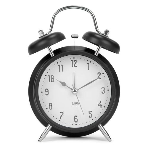 Cadran réveil matin - Noir & argent