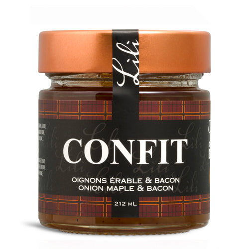 Confit d'oignons - Érable & bacon||Onion confit - Maple & bacon