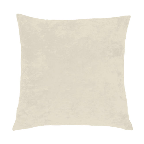 Coussin standard en velours ivoire - Lounge