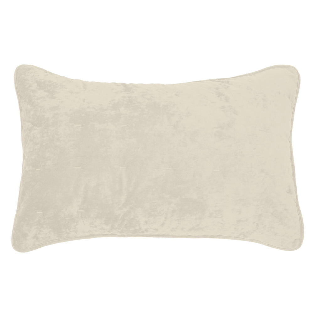 Ivory velvet pillow cover - Lounge