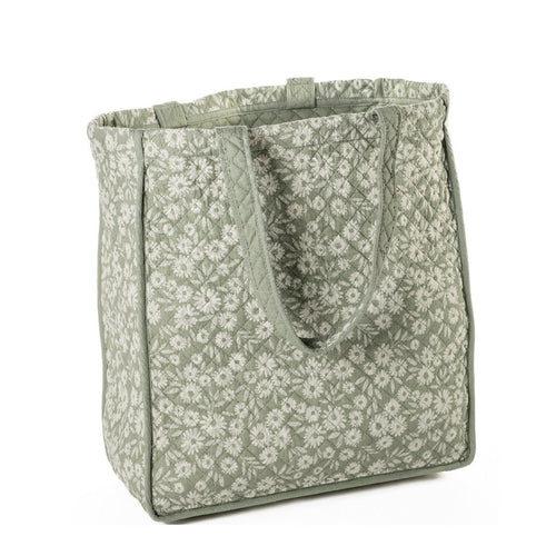 Sac fourre-tout vert fleuri - Maggie