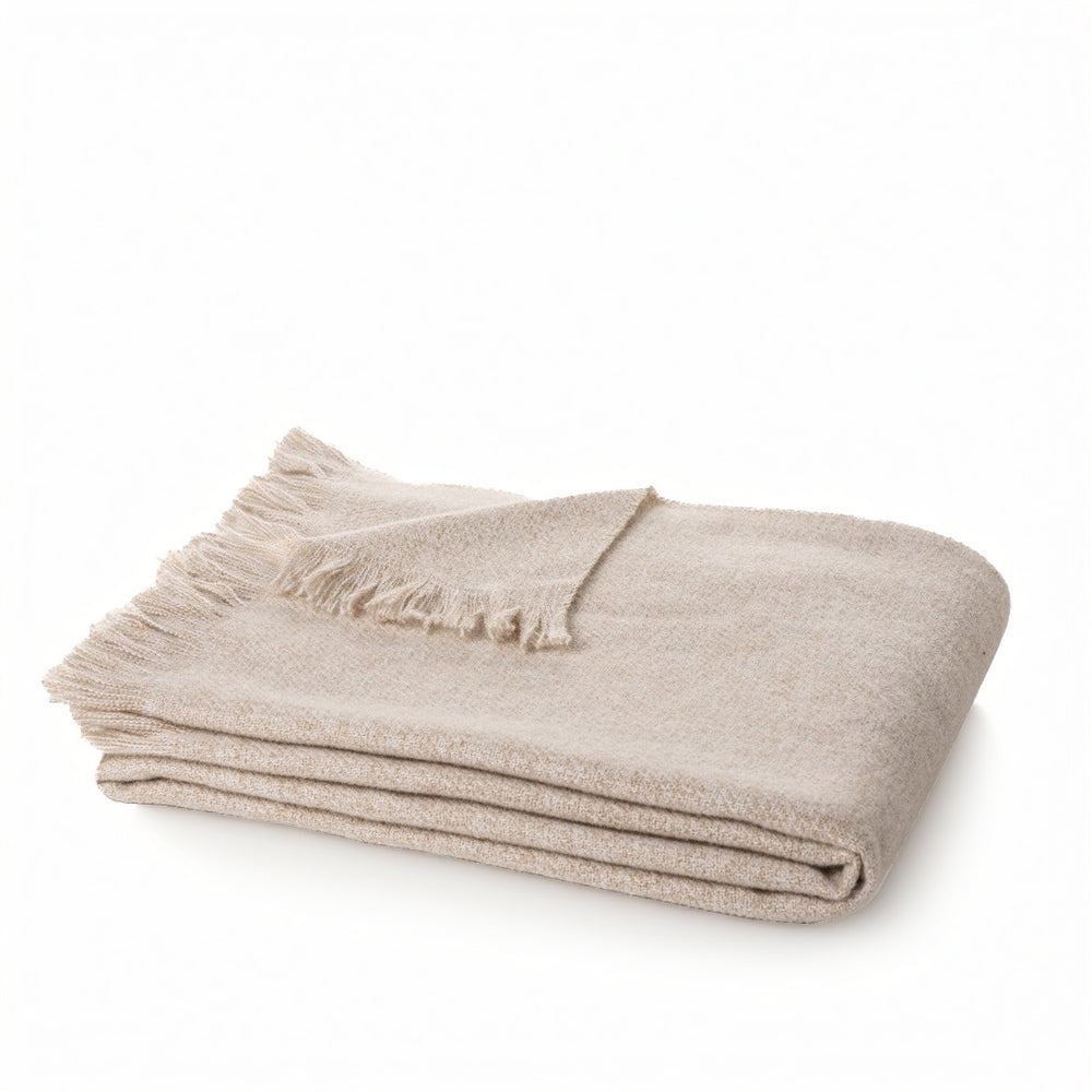 Jeté uni naturel - Millie