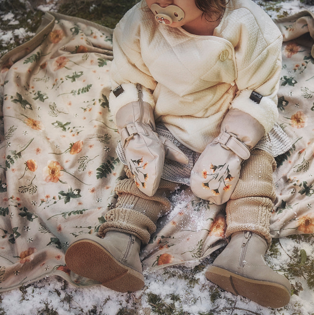 Couverture en velours - Meadow Blossom