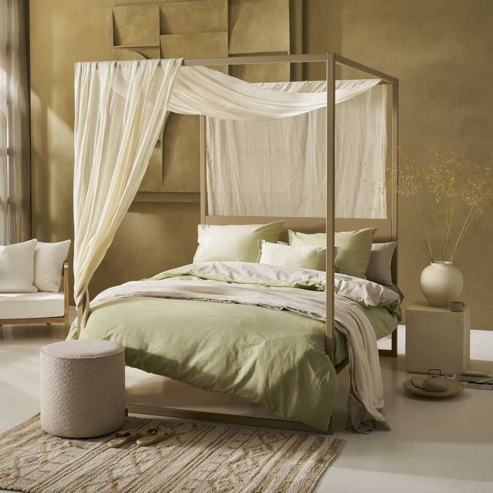 Ensemble de housse de couette vert - Nita