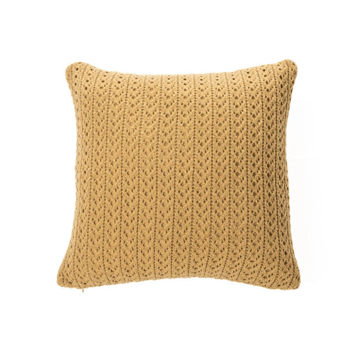 Coussin européen tricot tan - Naja