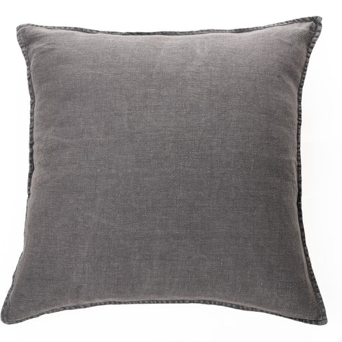 Coussin européen gris - Linen Stone Wash