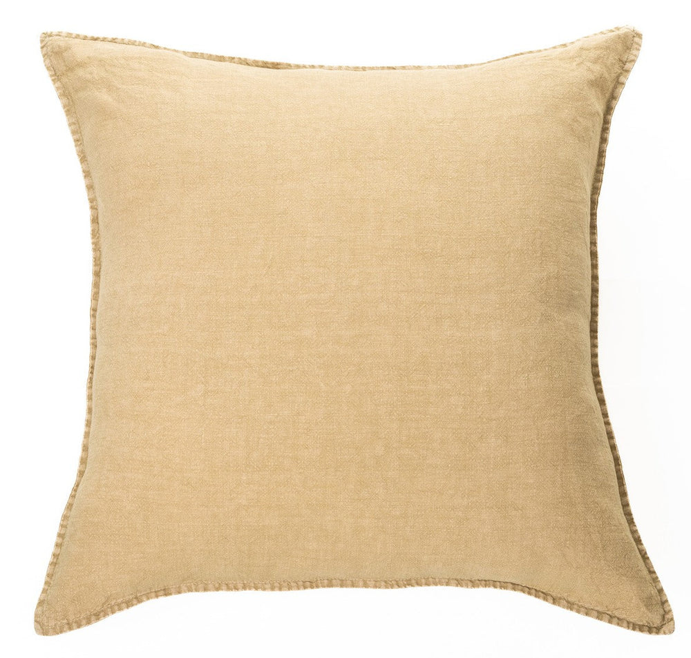 Coussin européen beige - Linen Stone Wash
