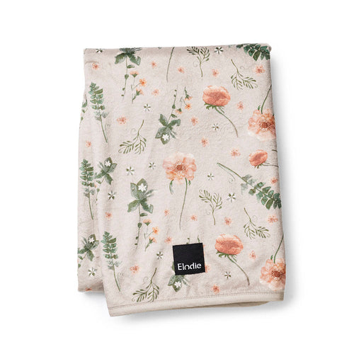 Couverture en velours - Meadow Blossom