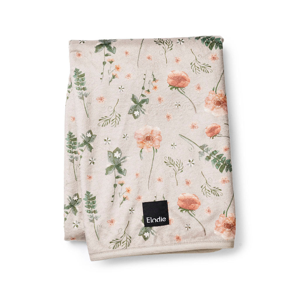 Couverture en velours - Meadow Blossom