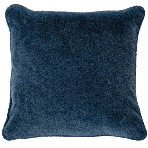 Coussin européen en fausse fourrure bleue - Polux