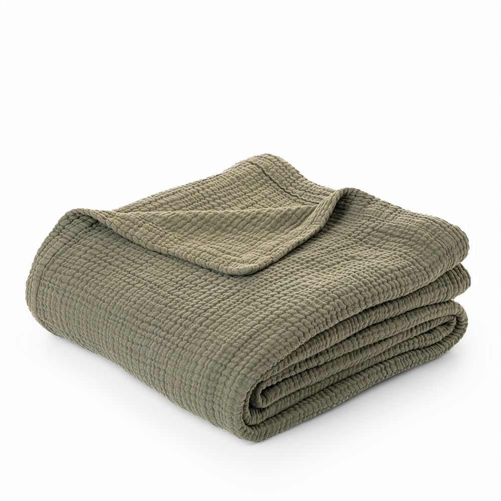 Couverture en mousseline olive - Popeye