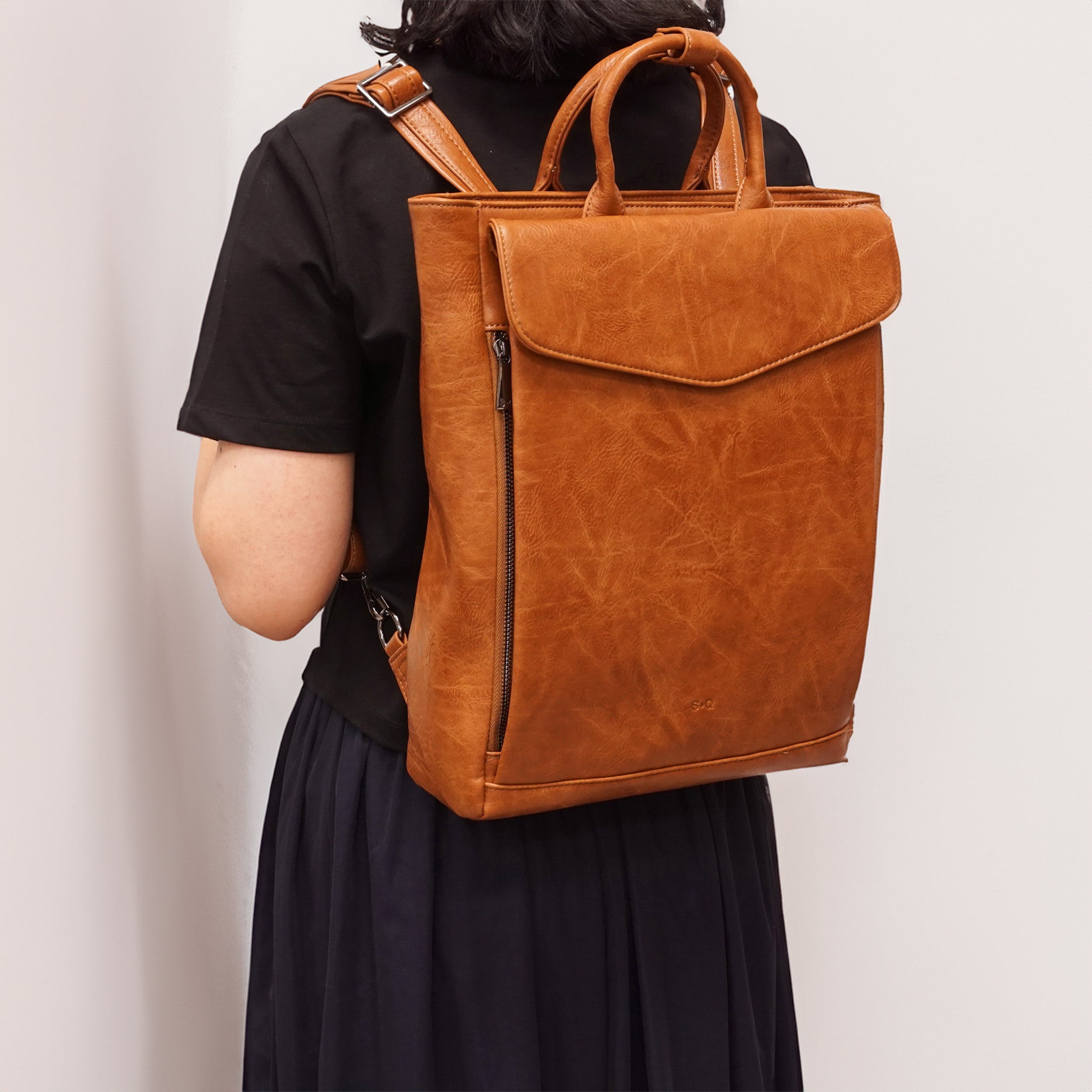 Sac à Dos Convertible Toile | Fourre-tout Bandoulière Réglable 34x34x17cm Sac Vintage Portable