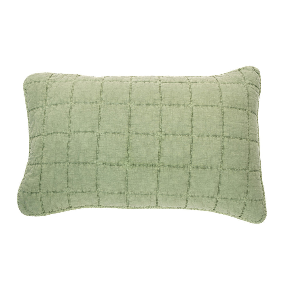 Couvre-oreiller piqué vert - Sweet