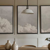 Trio de toiles - Nuages antiques