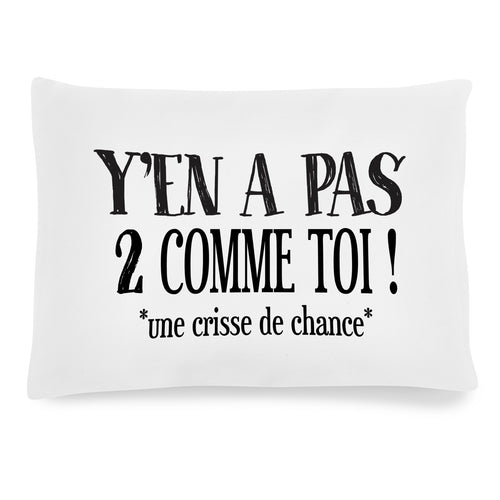 Coussin à texte paysage - Pas 2 comme toi