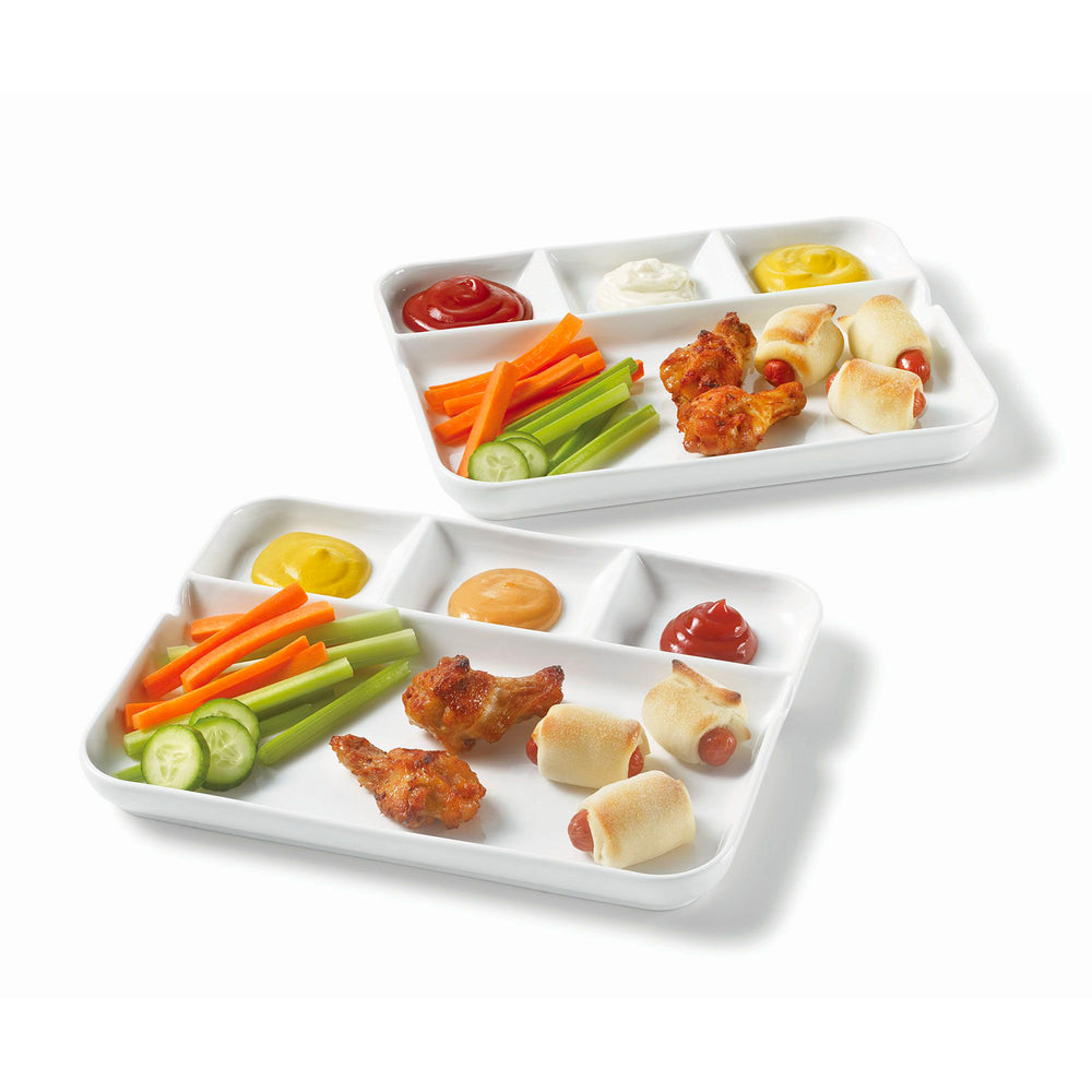 Set de 5 assiettes à fondue en céramique Le Creuset Set de 5 assiettes à fondue en céramique Le Creuset