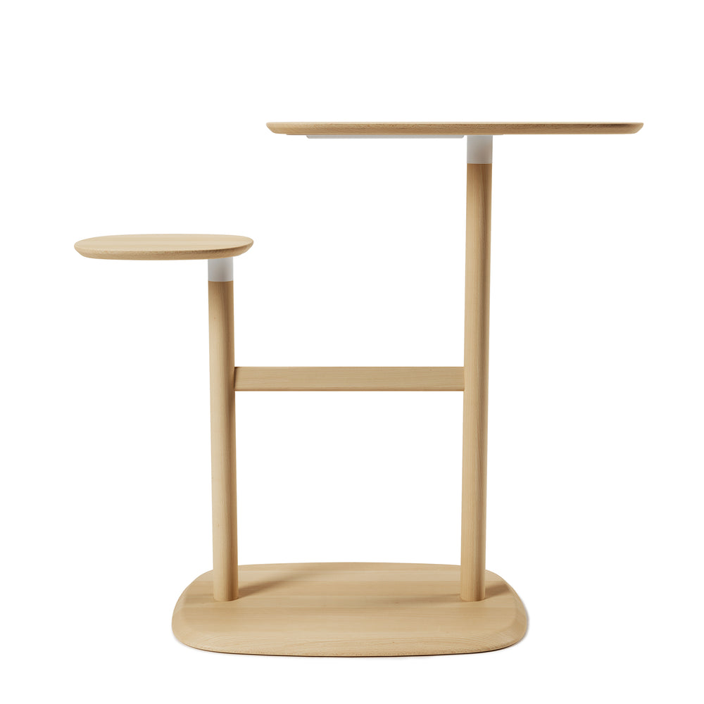 Table d'appoint avec tablettes pivotantes - Swivo||Side table with swivel shelves - Swivo
