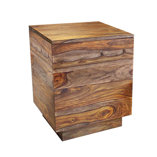 Table de coin en bois||Wooden side table