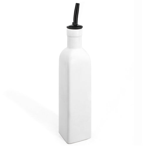 Bouteille d'huile & vinaigre blanche mat - 475 ml||White matte oil & vinegar bottle - 475 ml