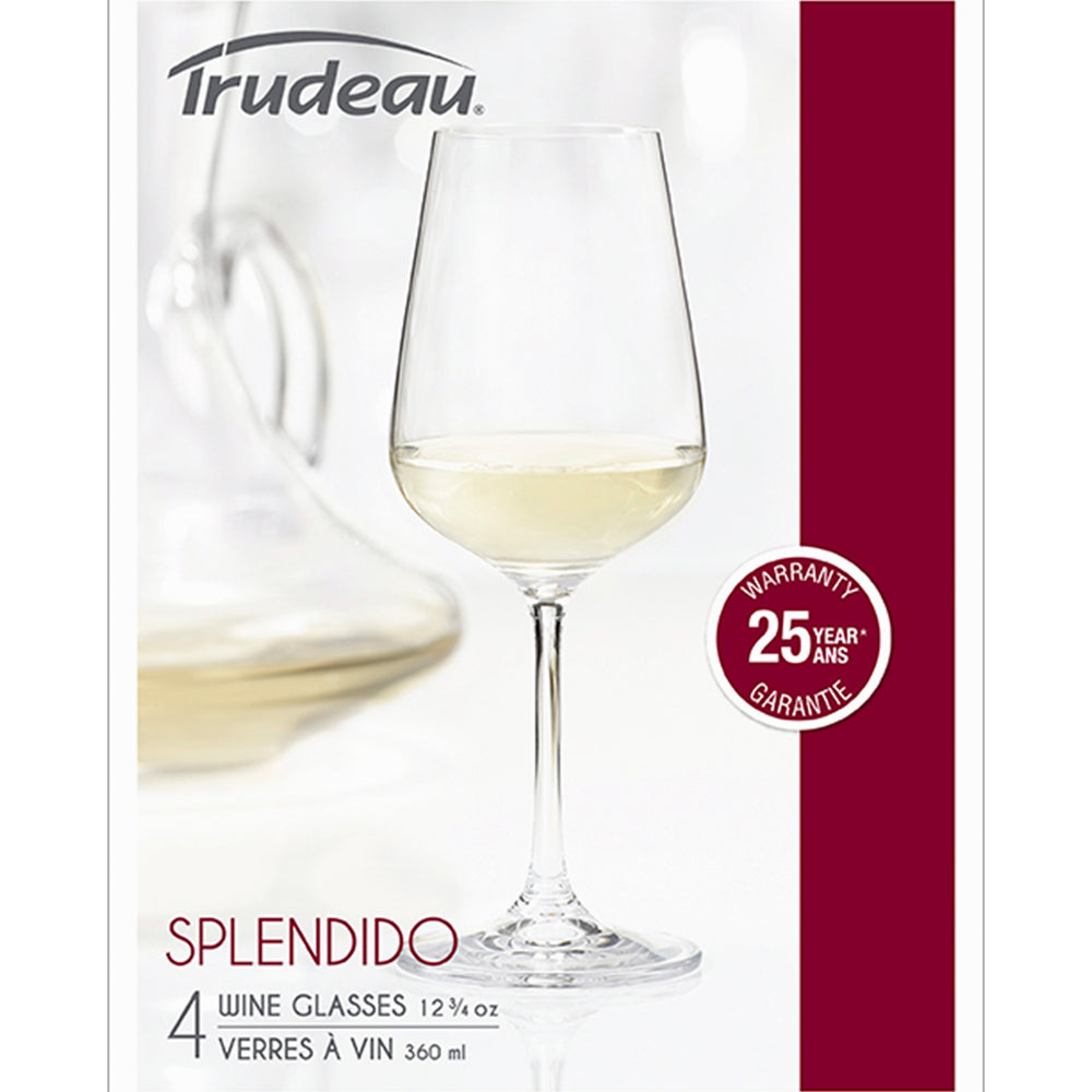 Trudeau Verres à vin rouge Splendido - bte de 4